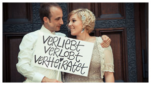 Verliebt, verlobt, verheiratet